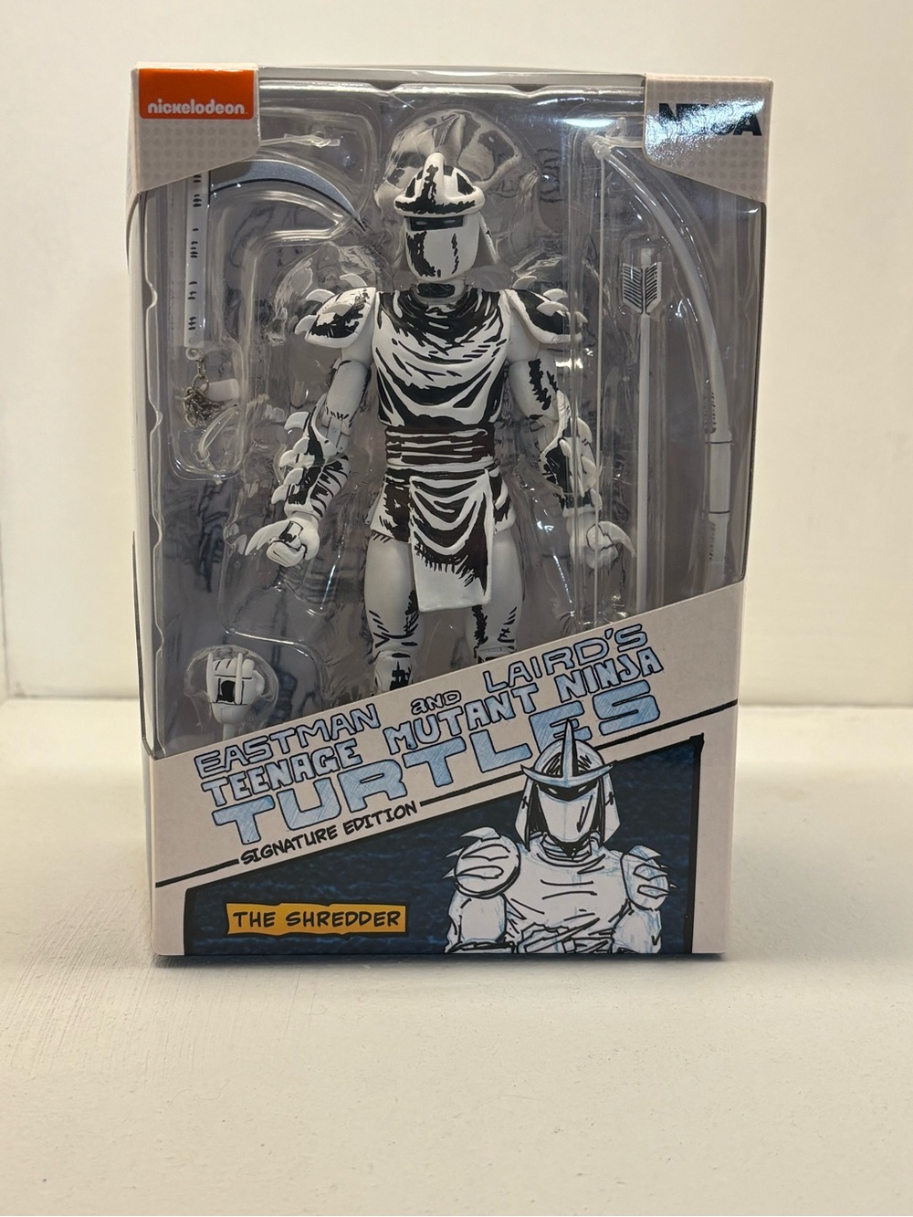 NECA TMNT Shredder Signature Edition Black White 7" NEW